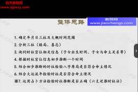 易樸學堂逆推時柱相天版視頻課程6集百度網盤下載學習