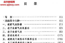 張有寯著中華道家氣功電子版pdf百度網盤下載學習